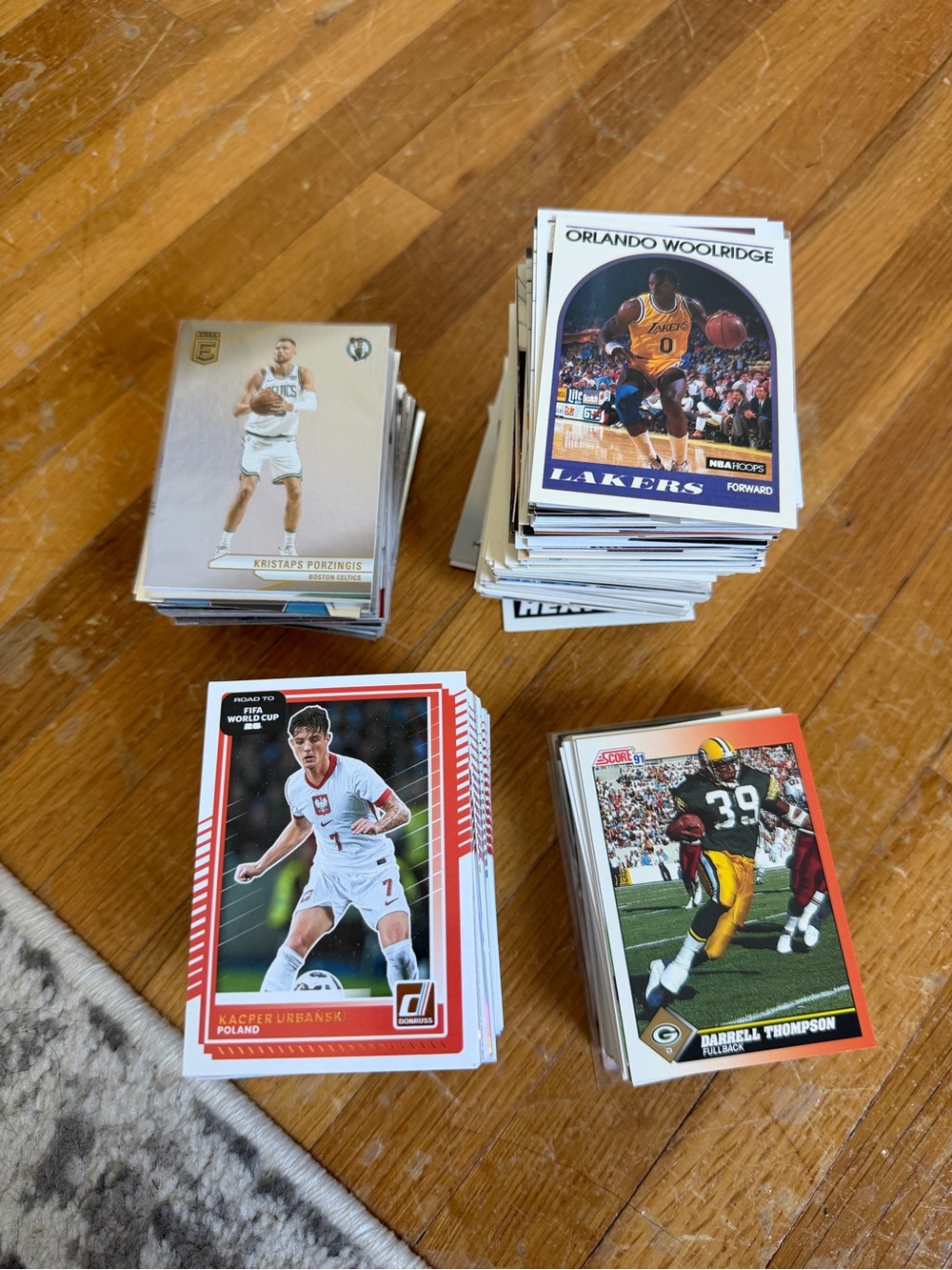 Assorted Sports Trading Cards - Mixed Brands